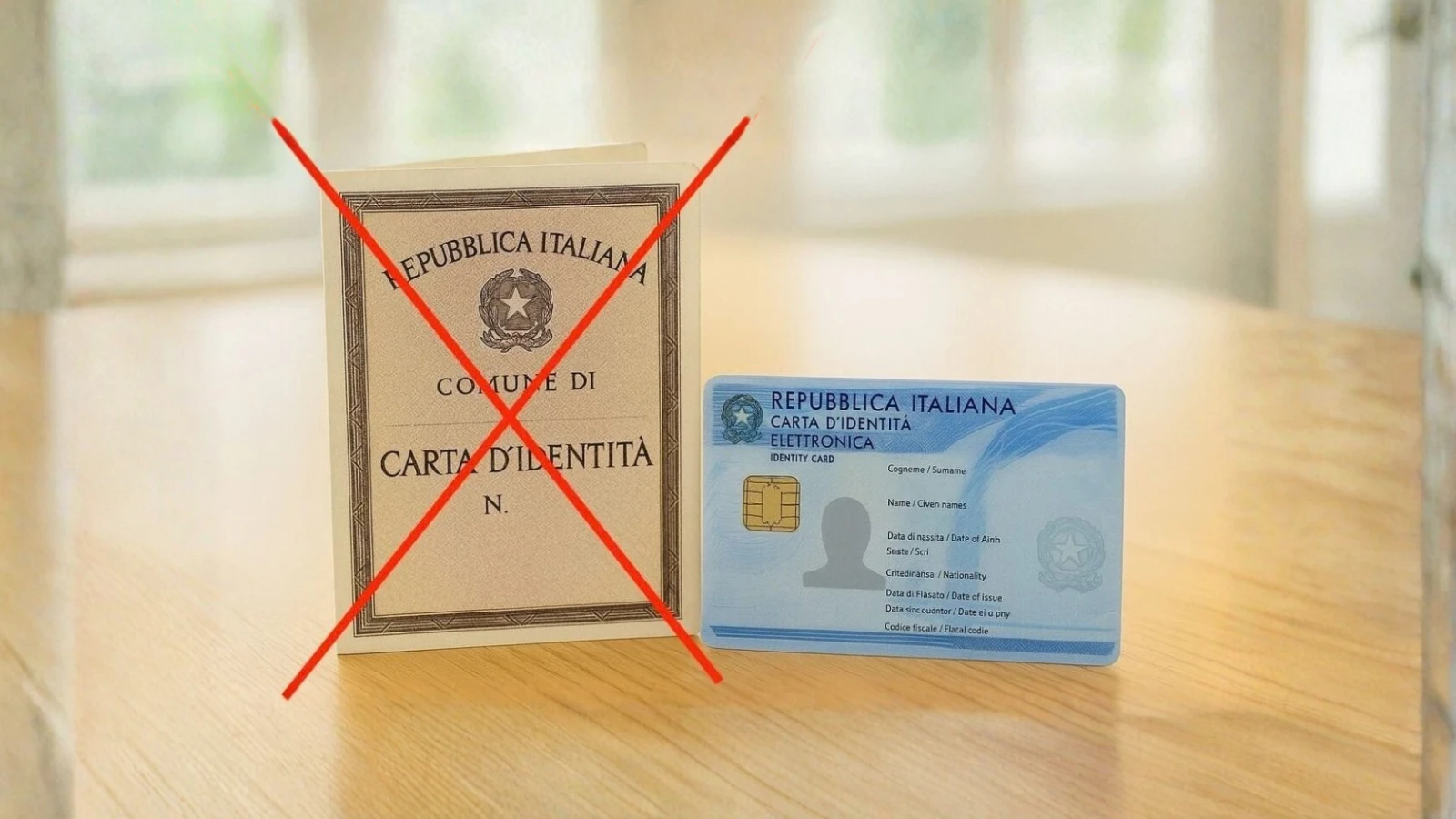 Stop alla carta didentità cartacea: resta solo quella elettronica